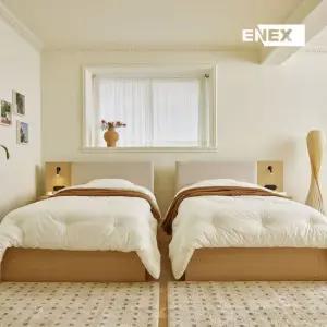 에넥스 엘리나 호텔형 패브릭 침대 TWIN