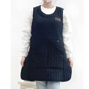 누빔 앞치마 어린이집 기모 겨울 원피스 앞치마 XXL WD8FBF0