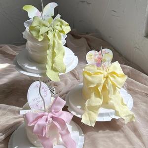 10 야드 일반 Fishtail 원사 리본 결혼식 초대장 꽃 꽃다발 생일 파티 케이크 선물 포장 레이스 장식