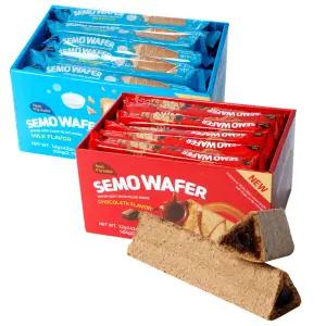 세모 와퍼 초코맛 504g + 미니 크리스피 밀크링 700g 웨이퍼 대용량 사무실간식 어린이간식