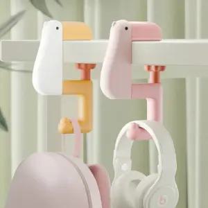 걸이 후크 고정 테이블 무타공 책상 가방 휴대용 오리