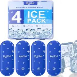 성 인슐린 쿨러백 누수 방지 및 TSA 승인을 받은 내구성 있는 젤 팩 약물 인슐린용 크립토스 4종 재사용