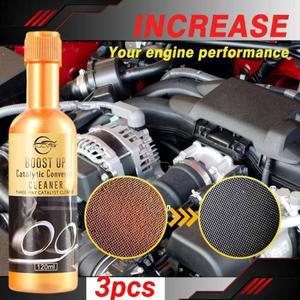 자동차 촉매 변환기 클리너, 쉬운 청소, 엔진 가속기, CSV, 120ML, 3 개