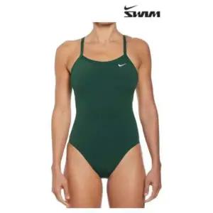 나이키스윔 2025 신상 컬러 여성 앤서 솔리드 레이서백 자수 앤 미들컷 NESSA017 16컬러