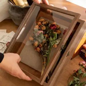 드라이플라워 보관통 부케 꽃말리기 압화 생화말리기