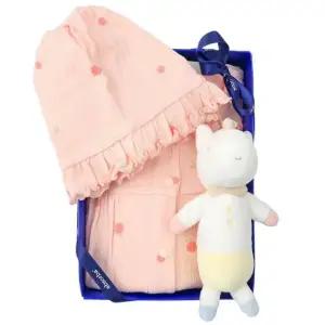 [갤러리아] (압소바출산,백일,신생아우주복)클로이요루우주복+별별딸랑이세트(A11-10621SET)