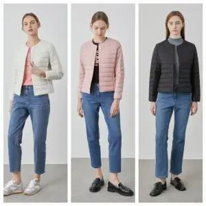 [갤러리아] 라운드 경량다운 점퍼 VOBKD5S1111