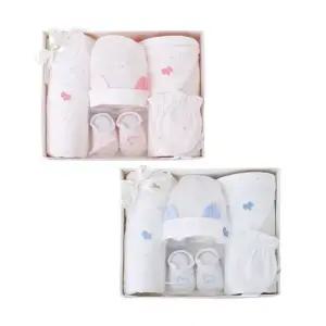 [갤러리아] (임신축하/출산)도트배내저고리/비니모/속싸보/손싸개/양말(07T317002외 4종)