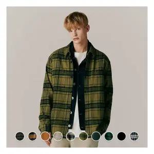 [지오다노/본사] 042905 오버핏 플란넬 셔츠