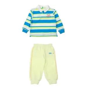 [갤러리아] 베네통키즈  26S/S스트라이프티셔츠트레이닝팬츠세트 QATS03611/TP01611GLA