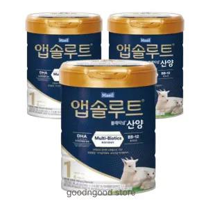 앱솔루트 플래티넘 산양 분유 1단계 x 3캔