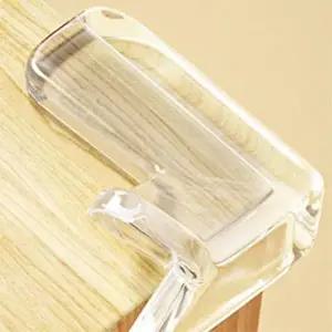 [셀러허브 1]모서리 가드 코너 보호대 투명 물방울 아크릴 4개 세트