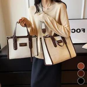 편한 스퀘어 크로스백 S 3WAY 캔버스 S 고급 출퇴근백 출근룩 숄더 사각