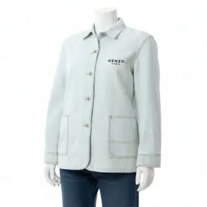 [겐조]25FW 보크 플라워 엠브로이더드 데님 워크웨어 자켓 FF6 2DV261 6F4 DT 849414