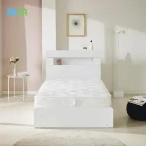 데코라인(매장상품) 플랜 LED조명 슈퍼싱글 서랍 수납형 침대 프레임