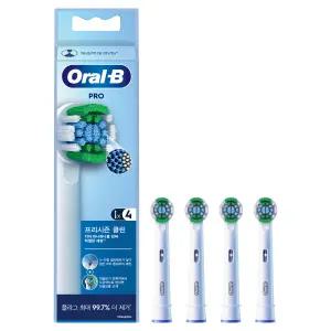 오랄비 크로스액션 전동칫솔 리필모, EB50RX 6, 화이트, 6개