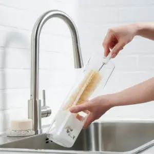 자주 솔 돈모 병솔 꺾인형 컵 텀블러 세척 설거지 38cm