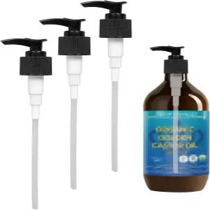 왕좌의 여왕 캐스터 오일 헤리티지 스토어 및 리쥬브 내추럴 메시지 프리 16온스 병 ( 오일용 3팩 펌프
