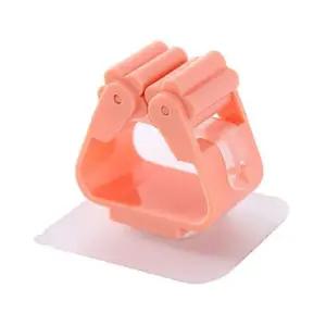 청소용 도구 고정 클립 청소기 소품 정리 고무 우산걸이 우산거치대 밀대걸레걸이