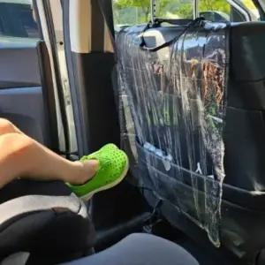 자동차 뒷좌석 보호 매트 오염 방지 투명 킥 패드 차 내부 보호용품 차시트커버