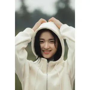 [폴햄](천안아산점) 여성 코듀로이 본딩 크롭 후드집업 PHF4TC2400