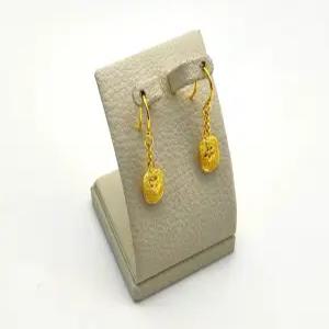 24K 순금 1돈 드롭 장식 귀걸이