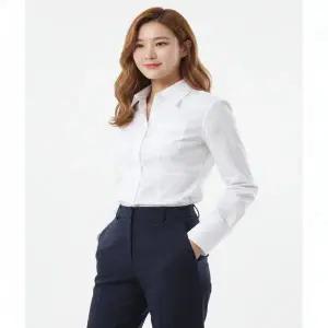 [가니]MAX MARA 25 BLUSA 12191042 001 12191042600 블루사 코튼 셔츠 825265