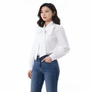 [가니]MAX MARA 25FW BOSFORO 보우 타이 셔츠 21116111 00121116111600 001 824964