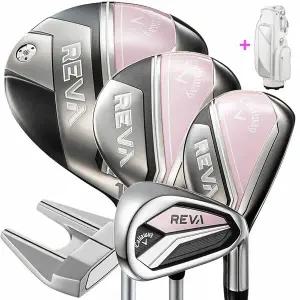 캘러웨이 NEW(25) 레바 여성용 풀세트 9개+골프백포함(핑크PK)