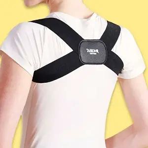 고품질 자세밴드 굽은등 M 말린 굽은 어깨 체형 밴드 펴는 자세 자세밴드 굽은등 굽은등스트레칭 WFISD7S