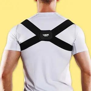 고품질 체형 어깨 밴드 자세밴드 굽은등 펴는 굽은 말린 자세 XL 자세밴드 굽은등 굽은등스트레칭 WFISD7W
