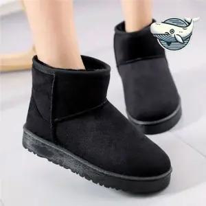 겨울 방한 털부츠 캐주얼 스웨이드 발목 부츠 여자가을신발 앵글부추 발목부츠