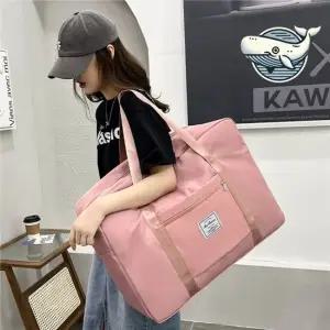 편리한 캠핑 여행 가방 다용도 접이식 수납백 여행용 보스턴백 캐리어결합 대용량