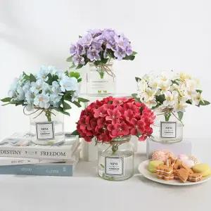 LIIF7017 베고니아 조화 장식 실크플라워 입학식 졸업식 꽃