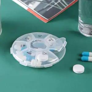 [콩심팥심]알약 보관함 일주일 일정 정리통 휴대용 약통 기획형 가정용 약상자