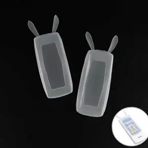 고품질 토끼 모양 리모컨 보호커버 실리콘 덮개 소형 보관함 케이스 리모컨보관 소형리모컨보호 WFITUGC