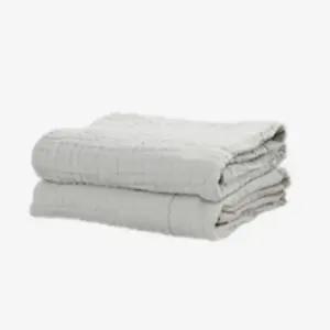 케라타 다용도 아기 목욕 타월 출산 선물 그레이 2SET