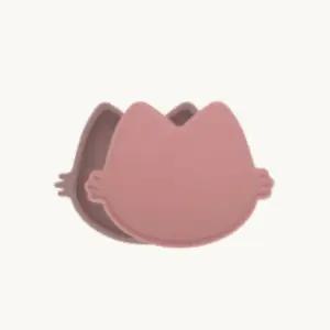 블루마마 유아 실리콘 흡착볼 뚜껑 세트 간식볼 핑크