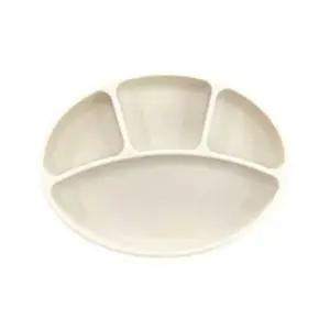 블루마마 유아 실리콘 이유식 식판 준비 선물 크림