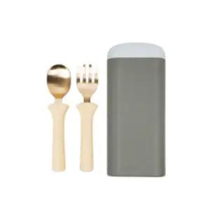 블루마마 어린이 수저 식기 세트 케이스 휴대용 버터