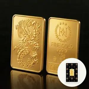 [골드앤][당일출고]골드앤 24K 순금 로얄 청룡 프레스 골드바 7.5g