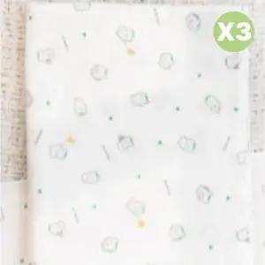 리에또 밤부 천기저귀 속싸개 목욕 타올 특대형 3매