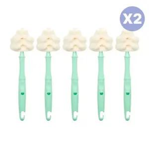 리에또 신생아 젖병 세척솔 출산 준비물 그린 5P X2