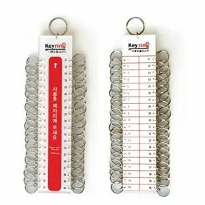 고품질 다용도 막대 열쇠고리 40고리 자동차키링 키링제작 키링만들기 구립툭제작 가방키링 WFIU261