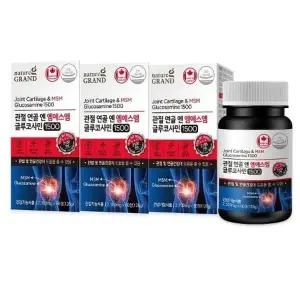 관절 연골 엔 엠에스엠 글루코사민1500 2100mg 60정 x 3 총180정
