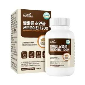 [뉴트리너스] 올바른 소연골 콘드로이친 1200 600mg 60정 x 1