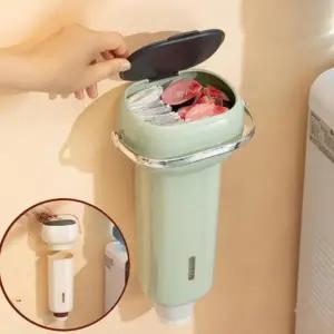 (선택 수납형컵디스펜서 그린)뚜껑 수납형컵디스펜서 종이컵 보관함 거치대 홀더 자판기 정수기 사무실 종