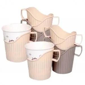 ( )뜨거운 종이컵홀더 12개 종이컵받침대 종이컵거치대