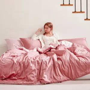 [라뽐므] 순면60수 호주산 양모100% 무봉제이불 퀸(Q)