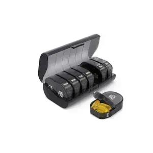 [셀러에이드]위생 보관함 가정용 알약 수납 소형 정리함 약통 병뚜껑형